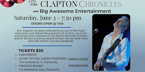 Knox Presents...The Clapton Chronicles with Big Awesome Entertainment