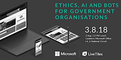 Ethics, AI & Bots for Government Organisations primary image