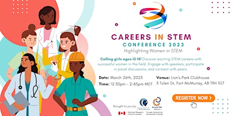 Imagen principal de Careers in STEM 2023: Highlighting Women in STEM (Wood Buffalo)