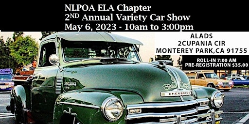 NLPOA ELA CHAPTER - VARIETY CAR SHOW 2023