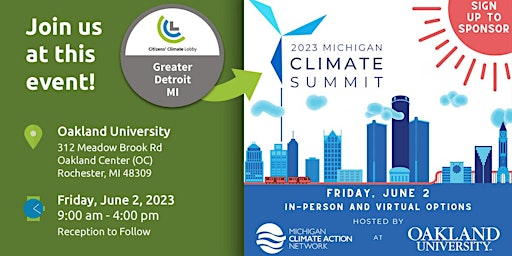 CCL at the 2023 Michigan Climate Summit primary image