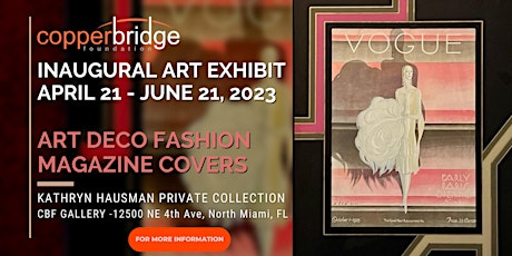 Inaugural Art Exhibit: Art Deco Fashion Magazine Covers