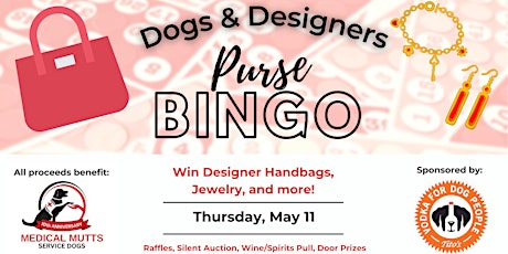 Dogs and Designer Purse Bingo primary image