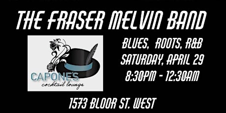 Live Blues: The Fraser Melvin Band
