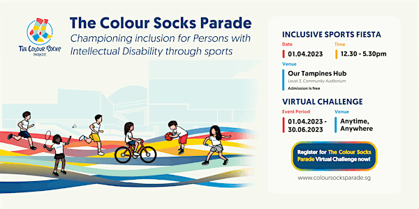 Colour Socks Parade 2023 - Inclusive Sports Fiesta