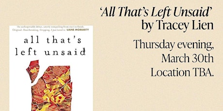 Swine Book Club: All That's Left Unsaid by Tracey Lien primary image