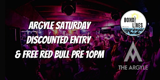 Bondi Lines x Argyle Saturday: Discounted Entry and Red Bull