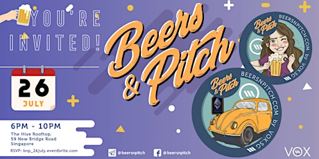 Beers&Pitch July Alfresco: 26 July 2018 primary image