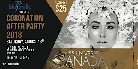 CORONATION AFTER PARTY $25.00 primary image