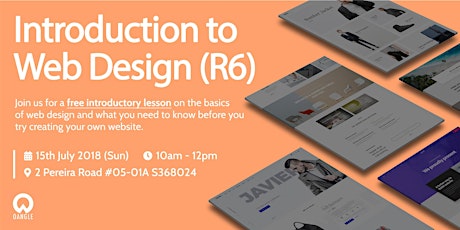 Intro to Web Design (R6) - For SMEs/Property Agents/Aspiring Web Designers primary image