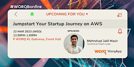Lunch & Learn: Jumpstart Your Startup Journey On AWS