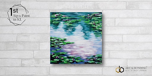Sip & Paint Night : Water Lilies Pond by Monet