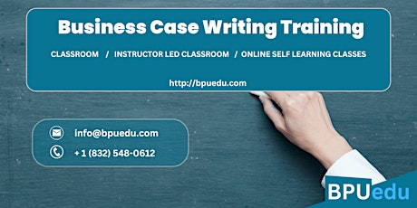 Business Case Writing (BCW) Training in Albany, NY