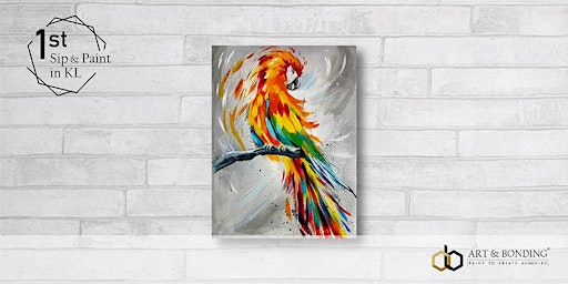 Sip & Paint Night : Colourful Parrot