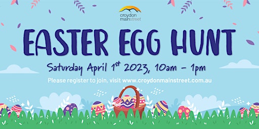 Easter Egg Hunt at Croydon Main Street 2023