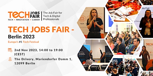 Hauptbild für Tech Jobs Fair - Berlin 2023