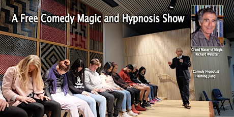 Free Comedy Magic & Hypnosis Show in Rose Centre, Takapuna primary image