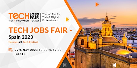 Primaire afbeelding van Tech Jobs Fair - Spain 2023