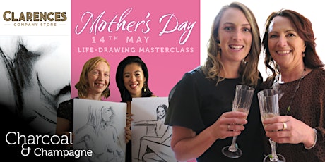 Imagen principal de Mother's Day Charcoal & Champagne life-drawing masterclass (Sunday 14th)
