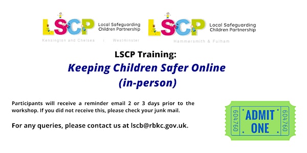 Keeping Children Safer Online (in-person)