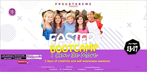 Proudtobeme presents a 3-day fun-filled Easter Boot Camp