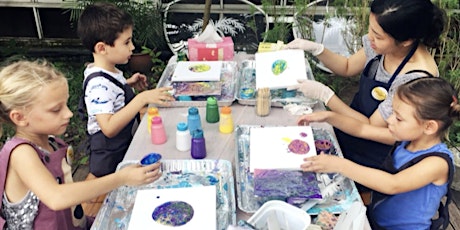Family Day Acrylic Pour with Cindy