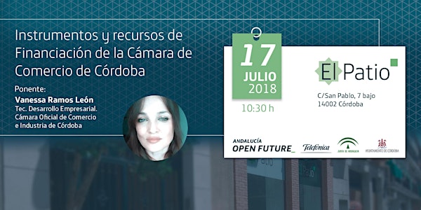 ‘Instrumentos y recursos de financiación de la Cámara de Comercio de Córdob...