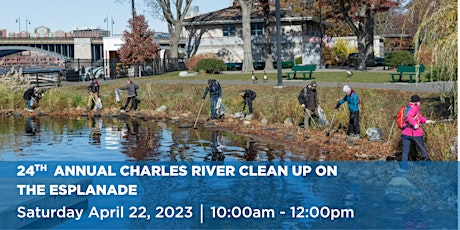 2023 Charles River Cleanup on the Esplanade - Individual Volunteers