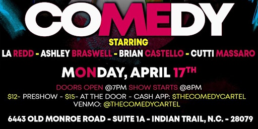 The Comedy Cartel @ Tap and Vine: 4/17/23