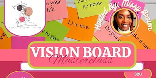 Missy Brown Masterclass Lets Flourish in Q2 with our vision and goals !