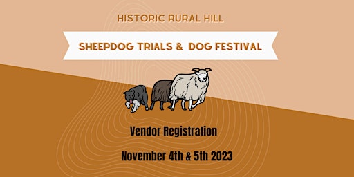 Sheep Dog Trial Vendor registration 2023 primary image