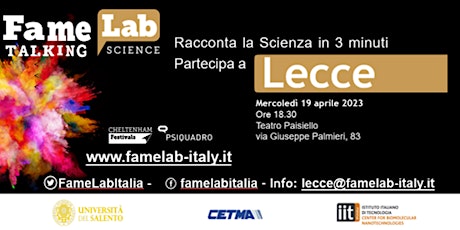 FameLab Talking Science, FameLab Italia