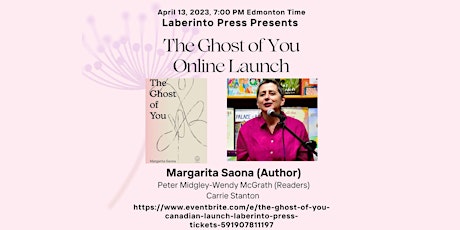 The Ghost of You Canadian Launch (Laberinto Press)