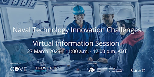 COVE & Thales Present: Naval  Technology Challenge |  Information Session