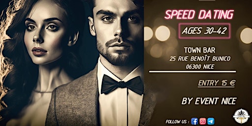 Image principale de Speed Dating in Nice - Ages 30-40 (In-person)
