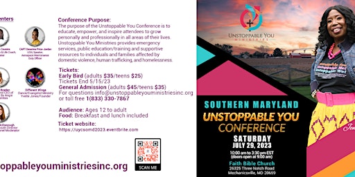 2023 Southern Maryland Unstoppable You Conference