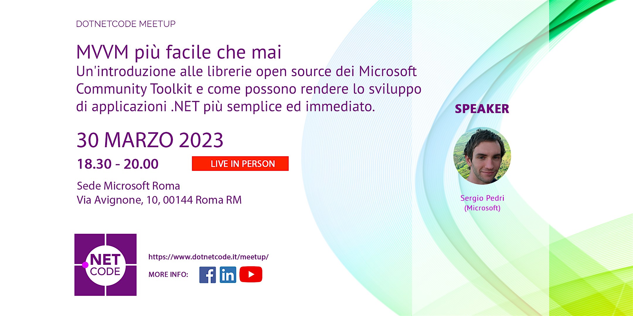 Meetup: MVVM più facile che mai con l'MVVM Toolkit e C# source generator