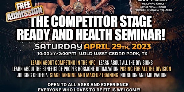The Competitor Stage Ready and Health Seminar