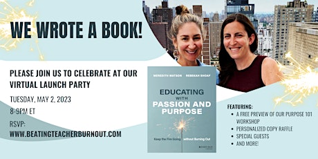 Educating with Passion and Purpose Virtual Launch Party primary image