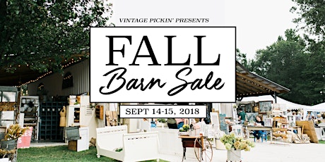 One-Day Admission (FRI or SAT) | Vintage Pickin' Barn Sale  primary image