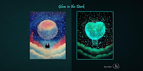 Sip and Paint (Glow in the Dark): Sweet Starry Sky (8pm Sat)