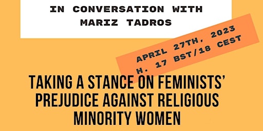 EUROPEAN BOOK CLUB “We Should All Be Feminist” - MARIZ TADROS