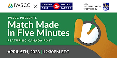 Match Made in Five Minutes! Canada Post and IWSCC