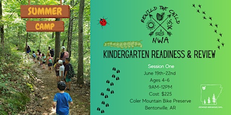 ReWild's  Kindergarten Readiness & Review Camp Session ONE 2023