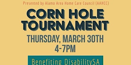 AAHCC & disABILITYsa Corn Hole Tournament primary image