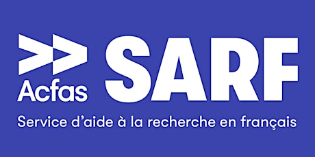 Lancement du Service d’aide de recherche en français (SARF) primary image