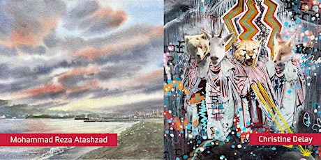 Art @Bentall Gallery Reception with M. Reza Atashzad and Christine Delay
