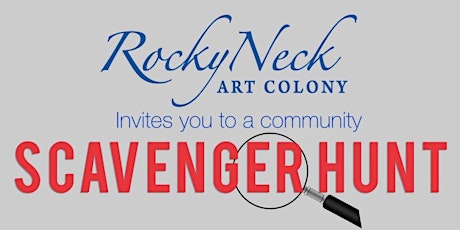 Primaire afbeelding van SCAVENGER HUNT - Benefit for The Rocky Neck Art Colony