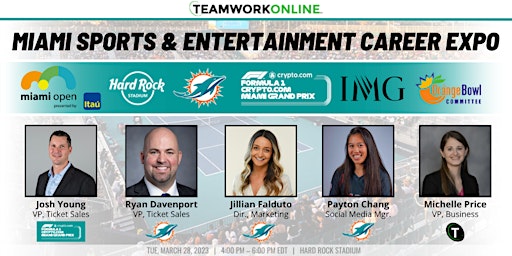Miami Sports & Entertainment  Career Expo hosted by the Miami Open