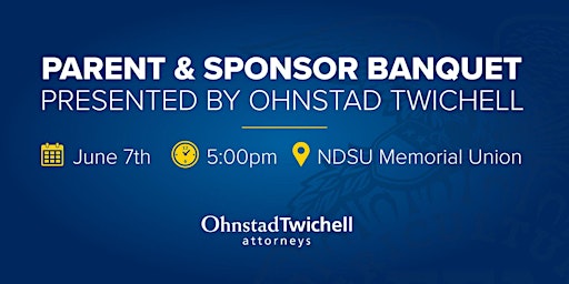 2024 ND FFA Parent & Sponsor Banquet Presented by Ohnstad Twichell primary image